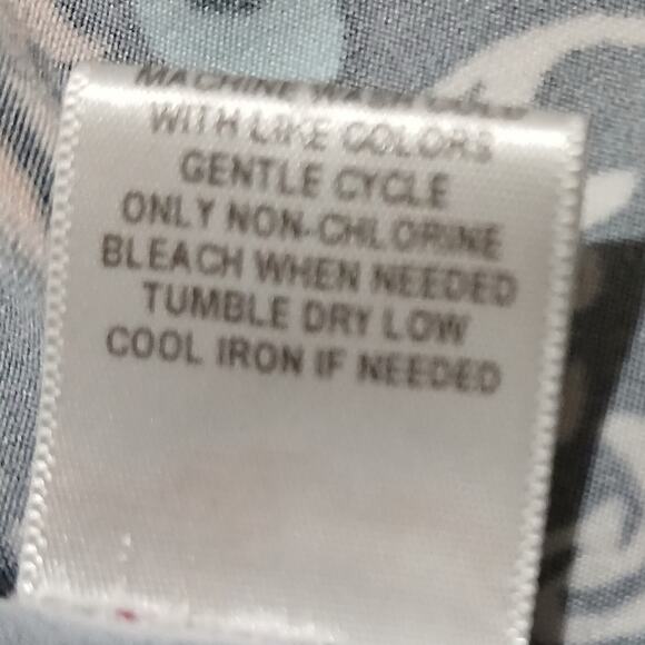 STUDIO Women's 2X Poly/Spandex Blend Mandala Print Black Skirt Easy Care - Picture 8 of 8